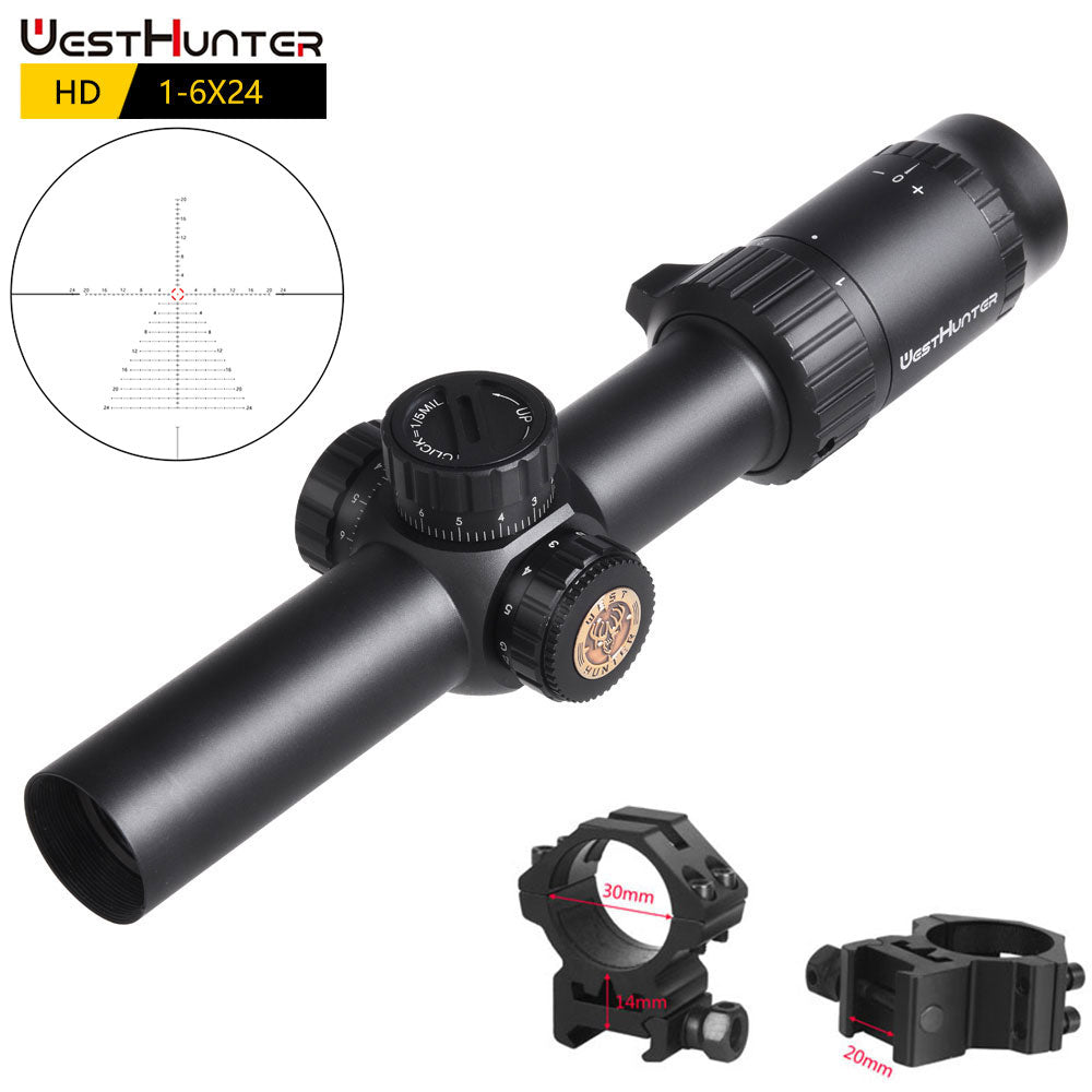 HD 1-6X24 IR SFP Scope | Second Focal Plane