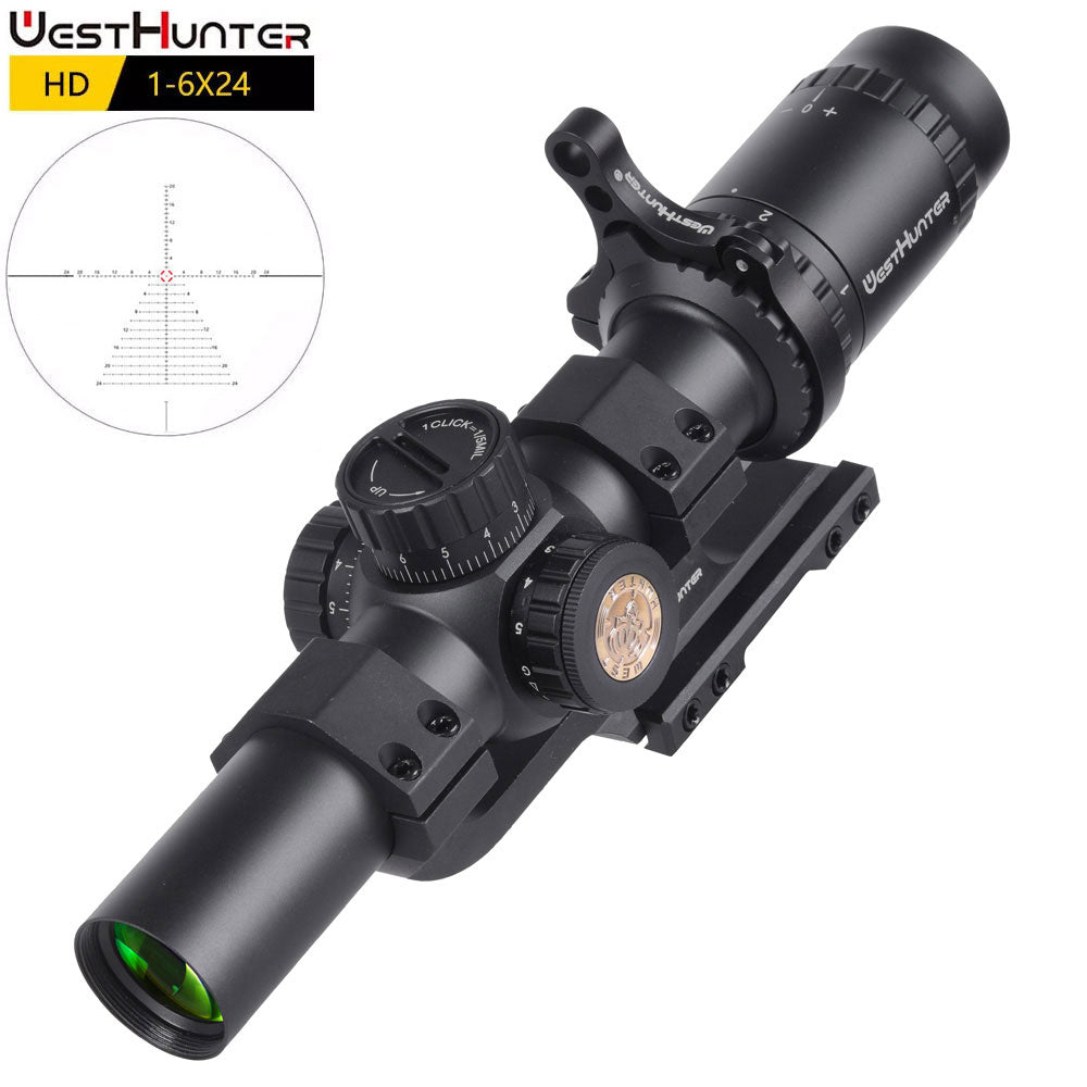 HD 1-6X24 IR SFP Scope | Second Focal Plane
