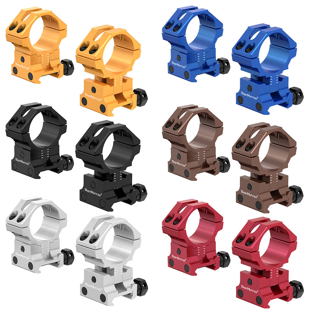 WESTHUNTER WH201 Adjustable Profile Raise Picatinny Mounts CNC Precision