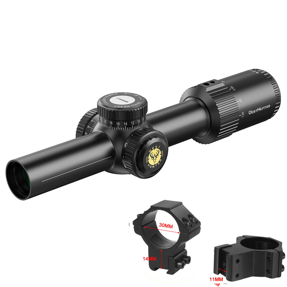 HD-N 1.2-6X24 IR SFP LPVO Scope | Second Focal Plane