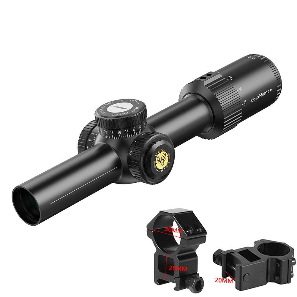 HD-N 1.2-6X24 IR FFP LPVO Scope | First Focal Plane