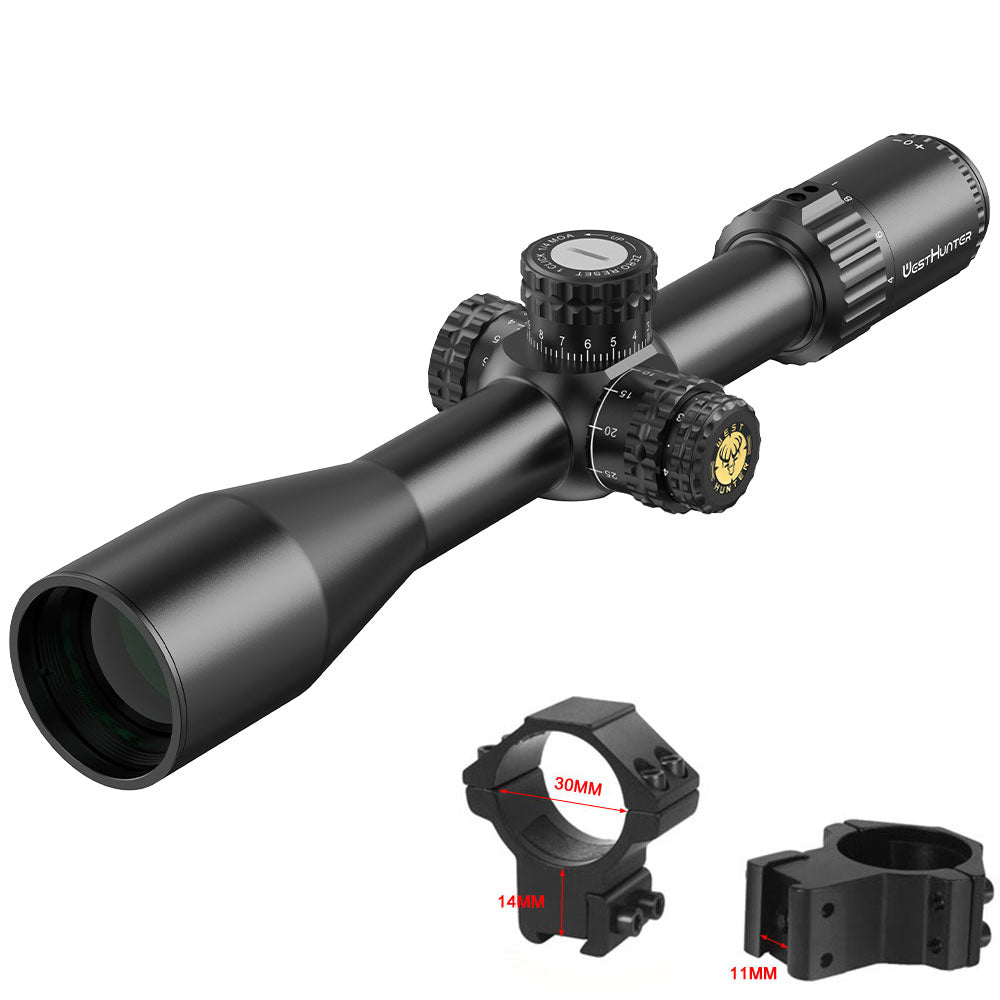 HD Fiber 4-16X44 IR SFP Scope | Fiber Dot Reticle | Second Focal Plane
