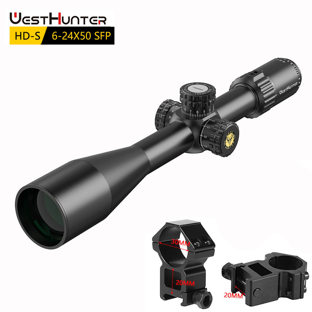 HD-S 6-24X50 SFP Scope | Second Focal Plane