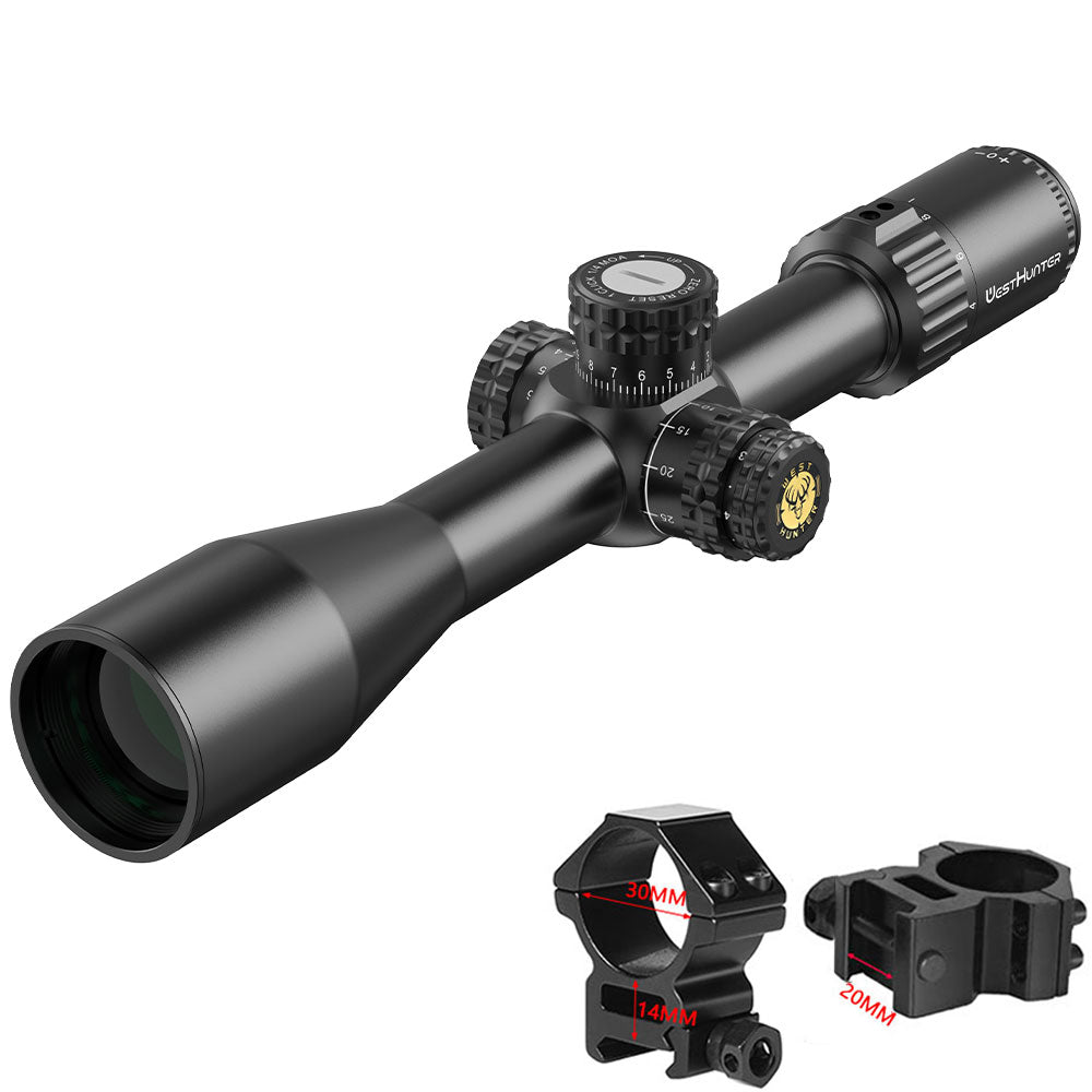 HD Fiber 4-16X44 IR SFP Scope | Fiber Dot Reticle | Second Focal Plane