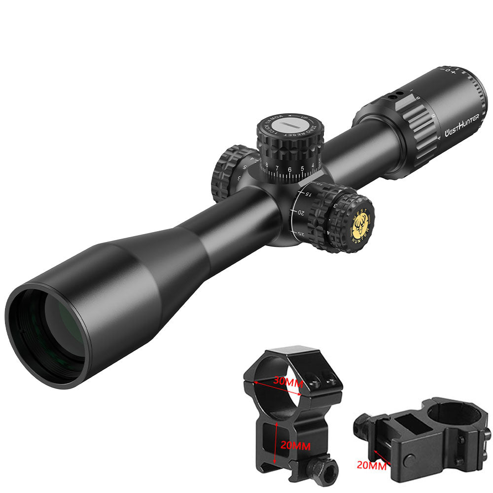 HD Fiber 4-16X44 IR SFP Scope | Fiber Dot Reticle | Second Focal Plane
