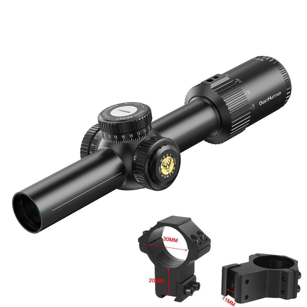 HD-N 1.2-6X24 IR FFP LPVO Scope | First Focal Plane