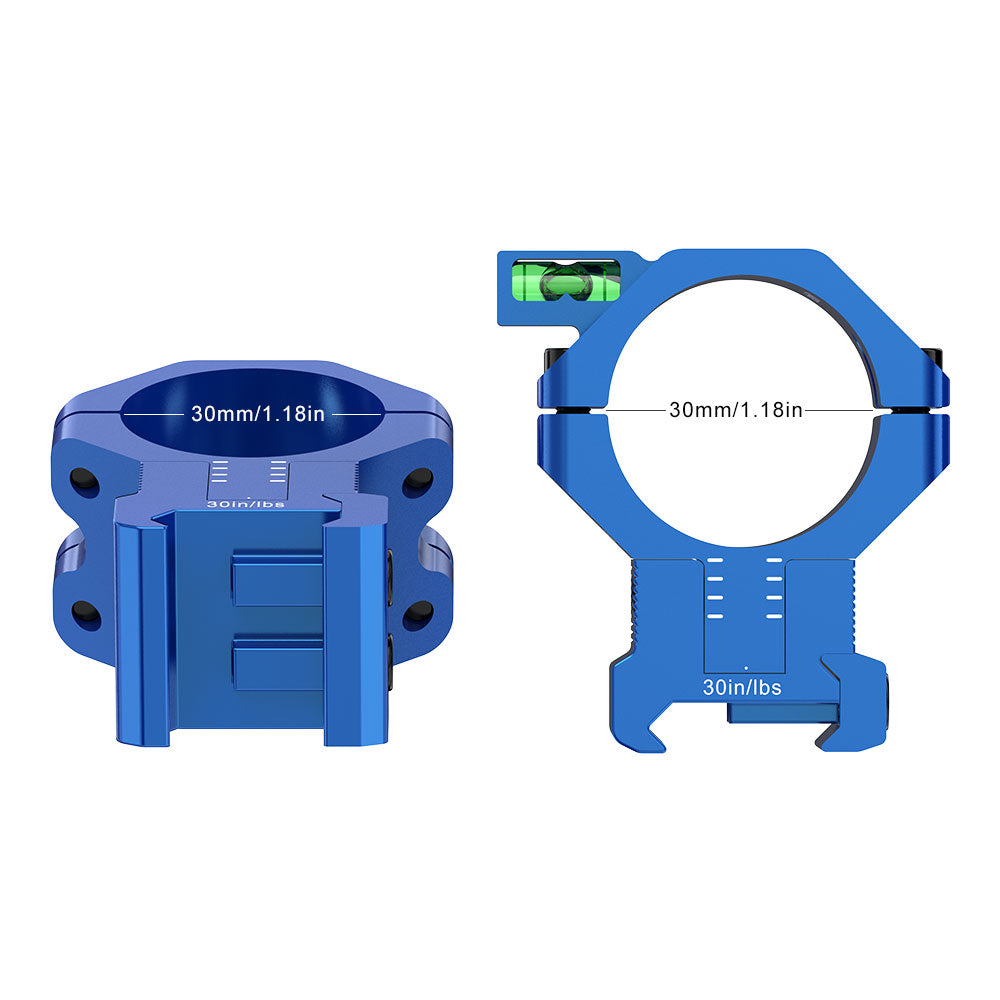 Adjustable MOA And Height Picatinny Rings | WH201M(30MM) WH204(34MM)