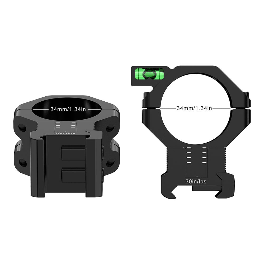 Adjustable MOA And Height Picatinny Rings | WH201M(30MM) WH204(34MM)