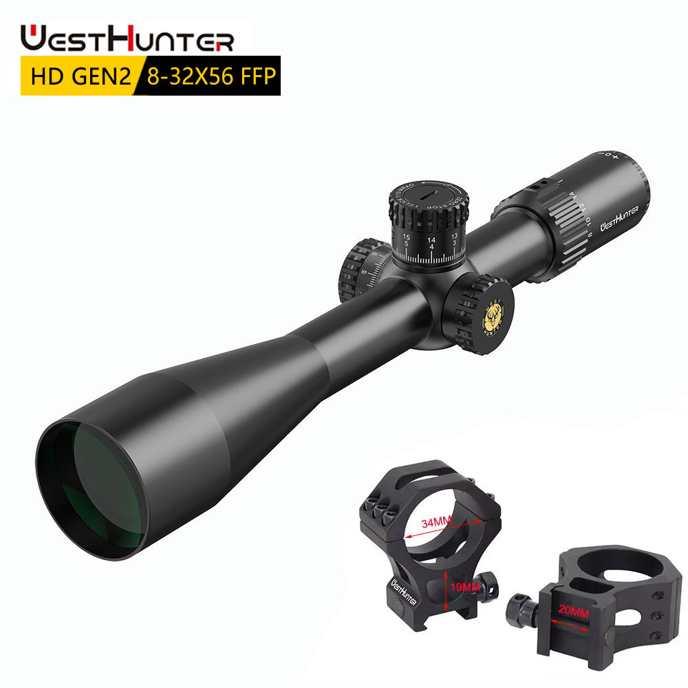 HD GEN2 8-32X56 FFP Scope | 34MM | First Focal Plane