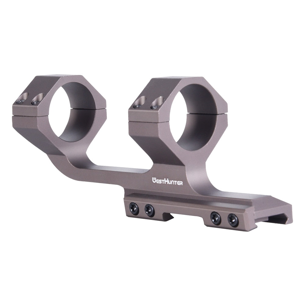 Suporte para Luneta WestHunter Monobloco de Perfil Alto para Rifles Táticos com Trilhos Picatinny de 20mm