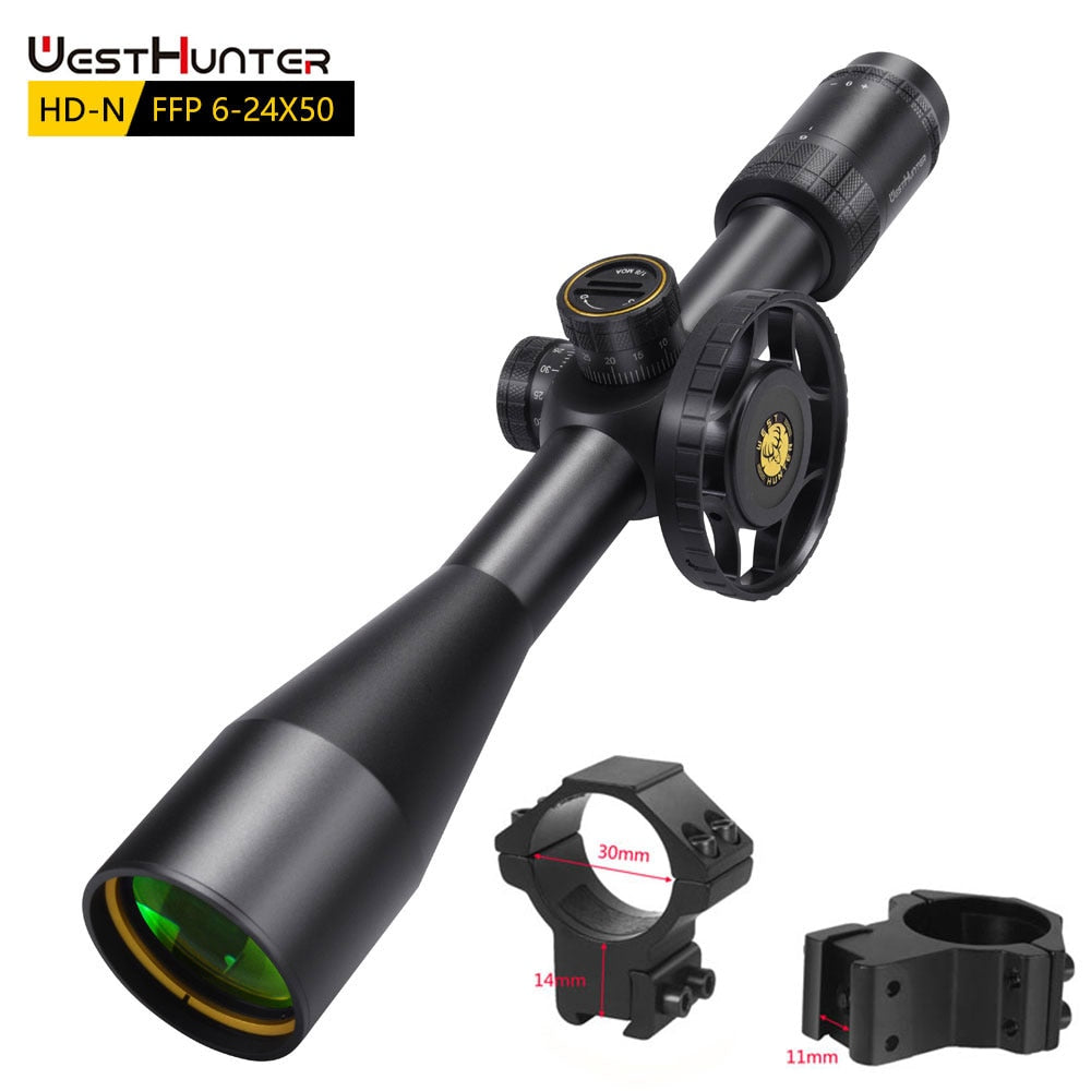 Visor HD-N 6-24x50 FFP | Primer plano focal