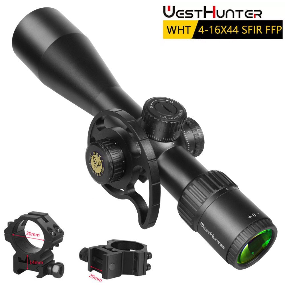 WESTHUNTER WHT 4-16X44 SFIR FFP First Focal Plane Compact Scope