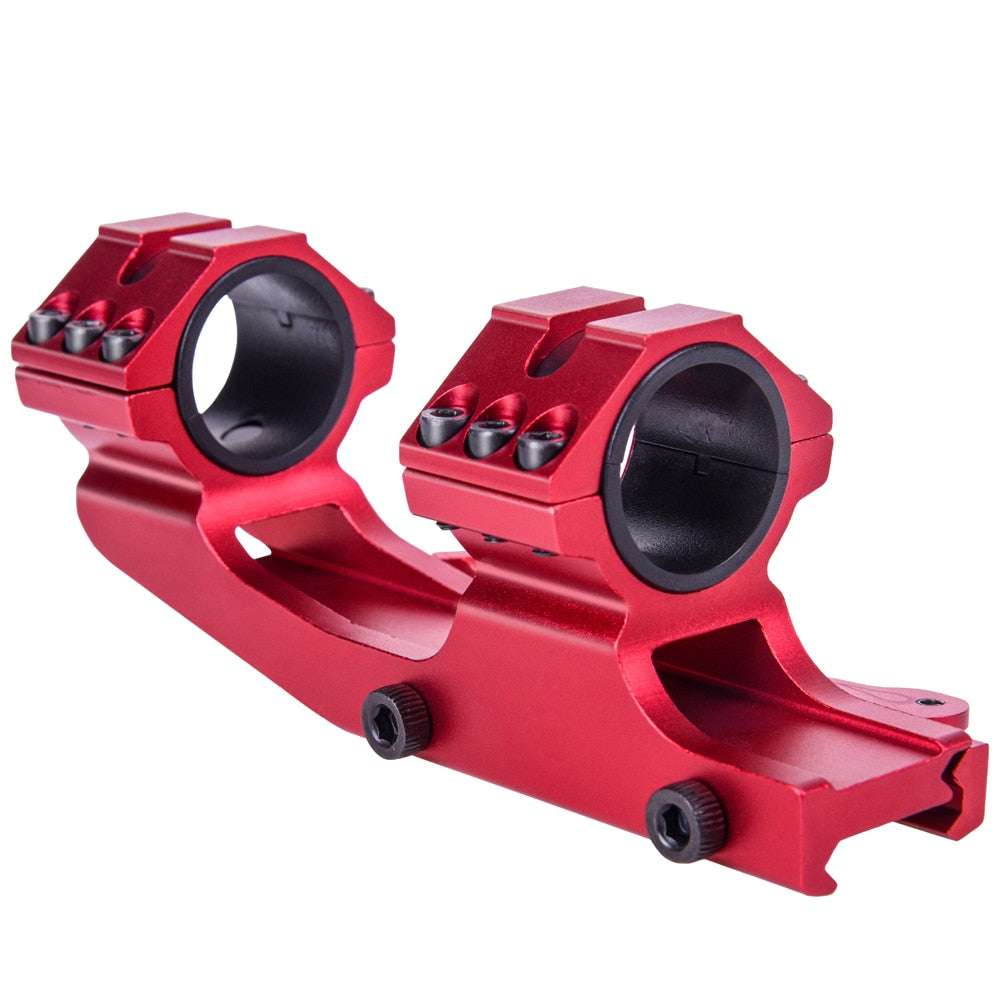 Quick Release One Piece 1"/30mm Dual Rings Picatinny Mounts