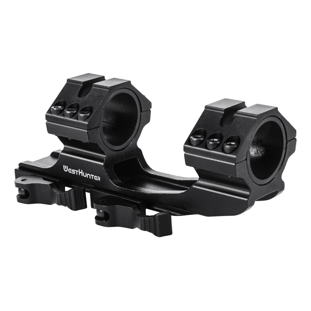 Quick Release One Piece 1"/30mm Dual Rings Picatinny Mounts