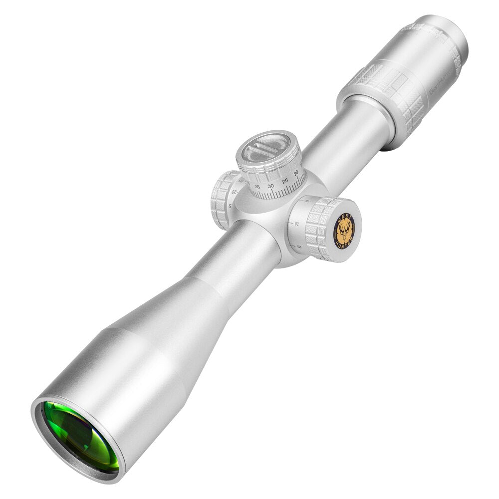 Silver WestHunter HD-N 4-16X44 FFP First Focal Plane Scope