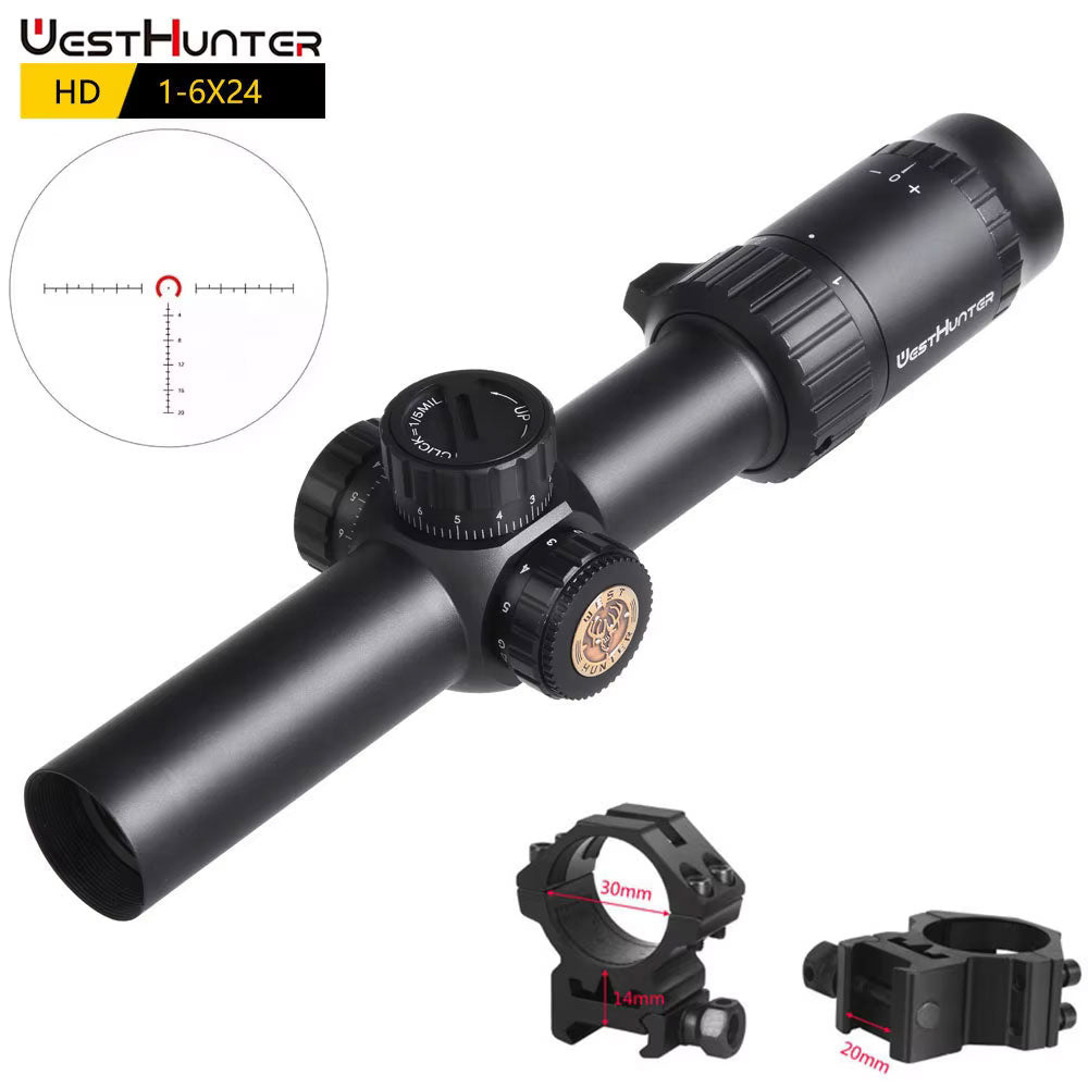 HD 1-6X24 IR SFP Scope | Second Focal Plane