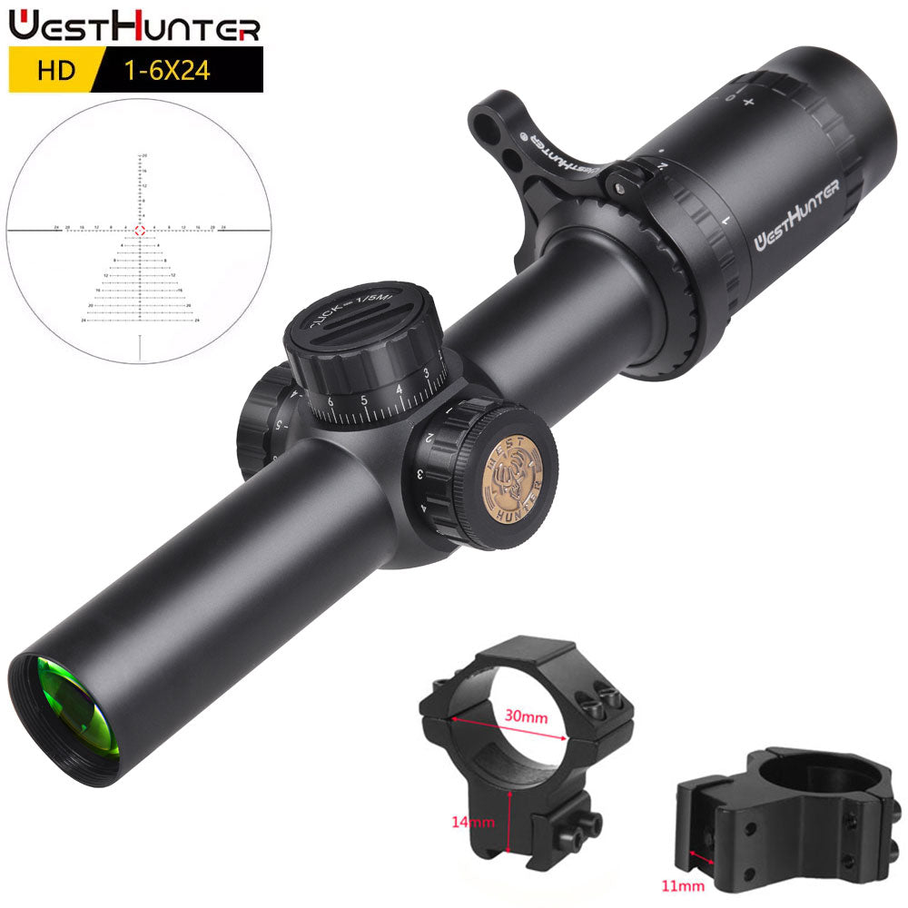 HD 1-6X24 IR SFP Scope | Second Focal Plane