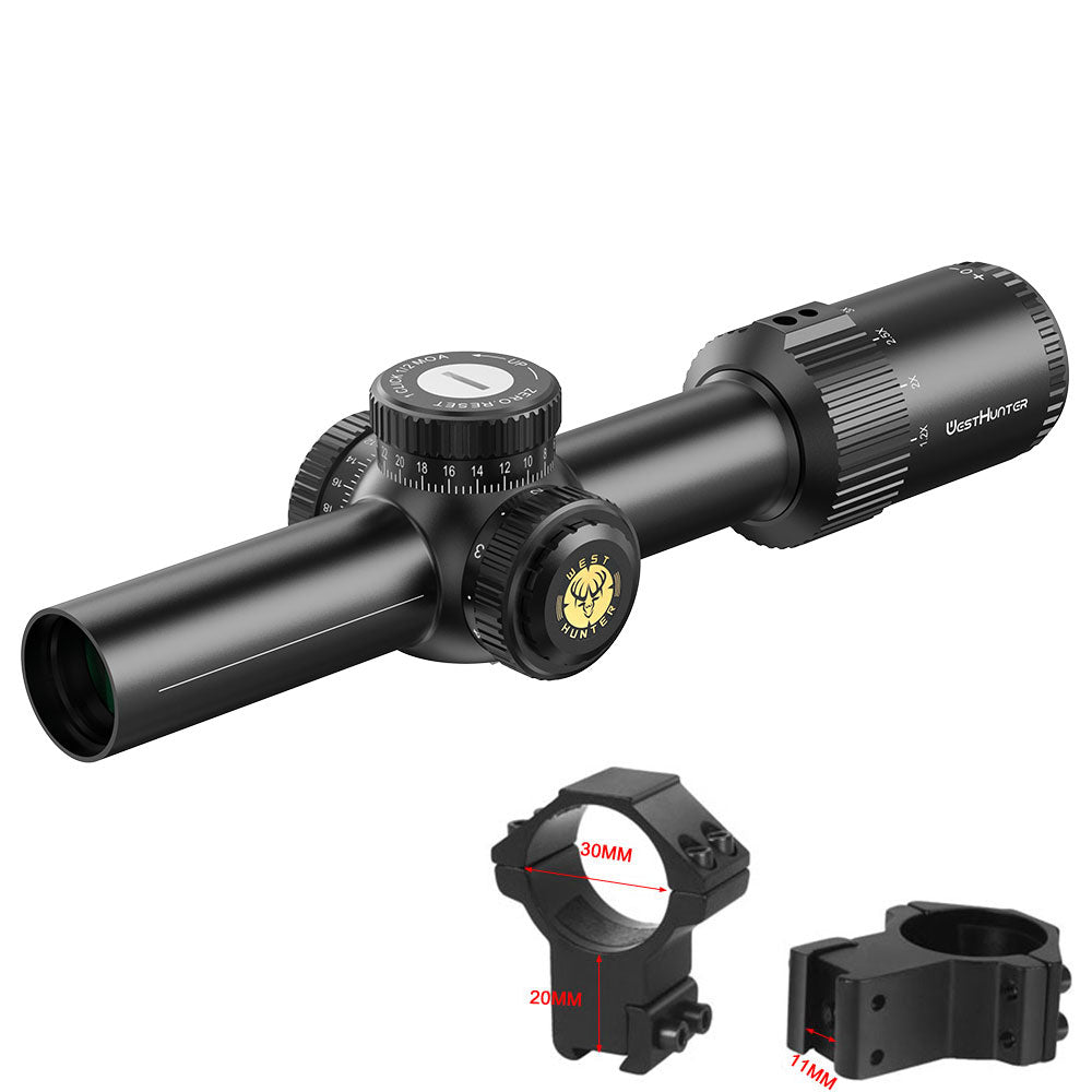 HD-N 1.2-6X24 IR SFP LPVO Scope | Second Focal Plane