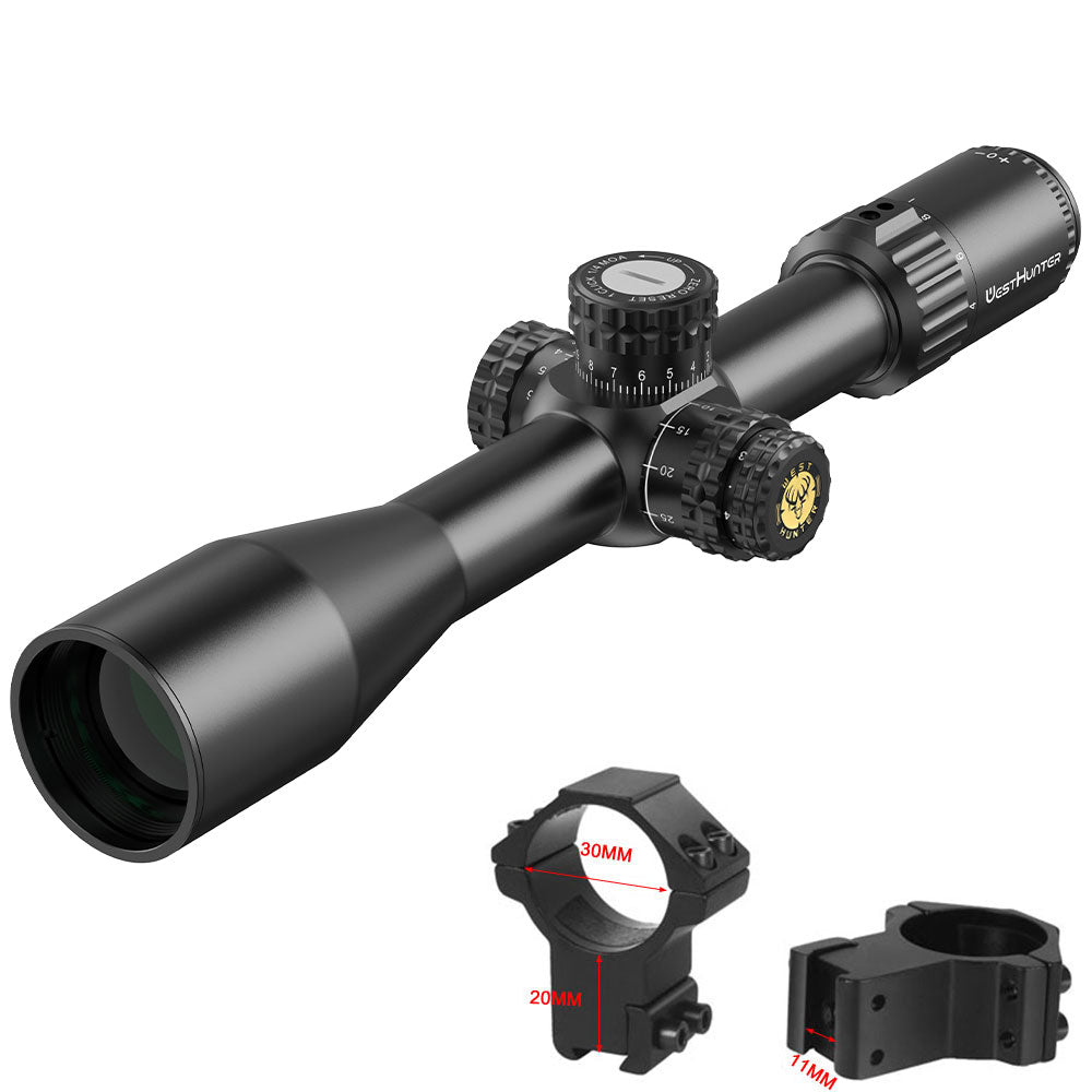 HD Fiber 4-16X44 IR SFP Scope | Fiber Dot Reticle | Second Focal Plane