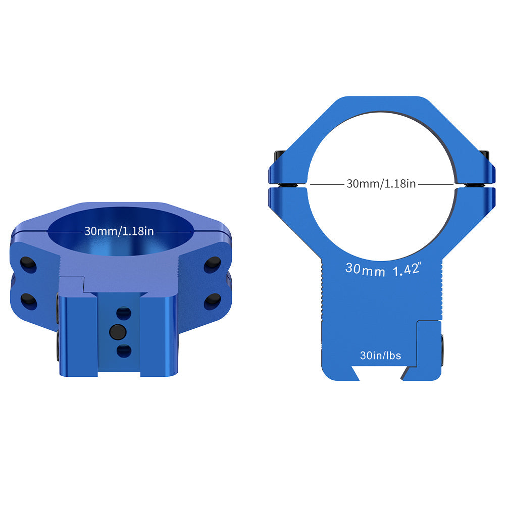 30MM High Profile Dovetail Rings