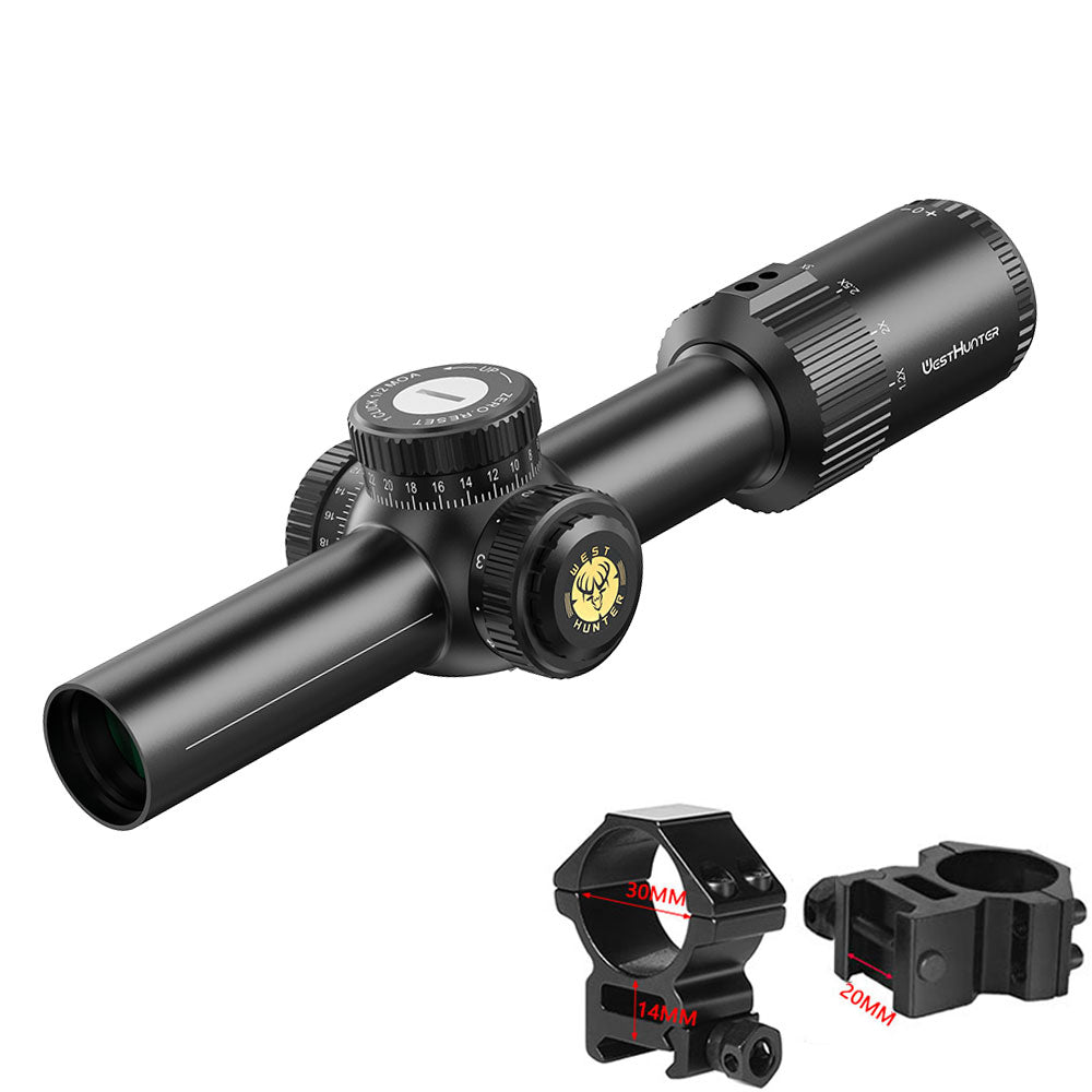 HD-N 1.2-6X24 IR FFP LPVO Scope | First Focal Plane