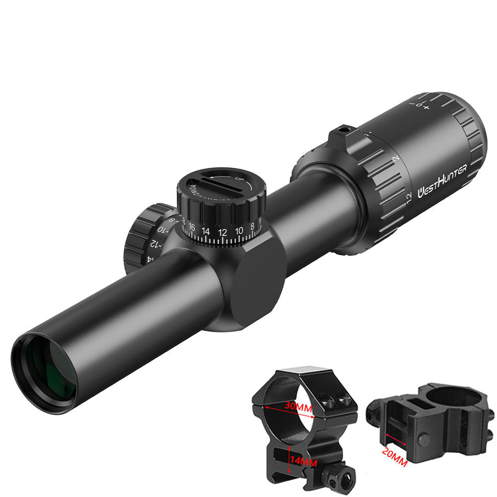 WestHunter HD-S 1.2-6X24 SFP Compact Scope