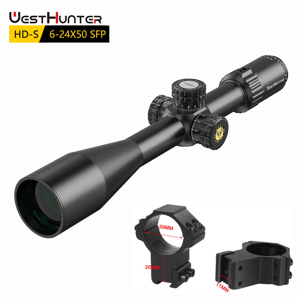 HD-S 6-24X50 SFP Scope | Second Focal Plane