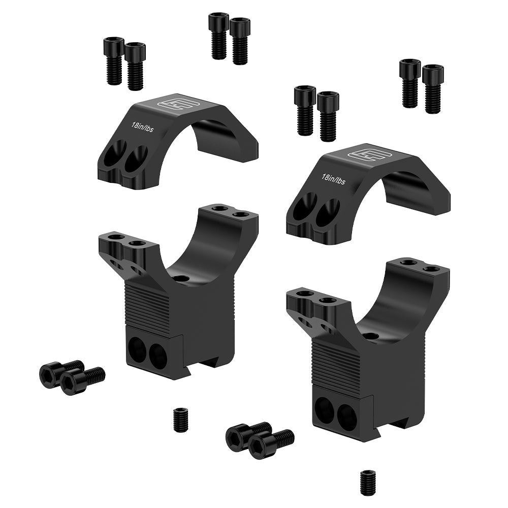 30MM / 34MM Black High Profile Dovetail Rings