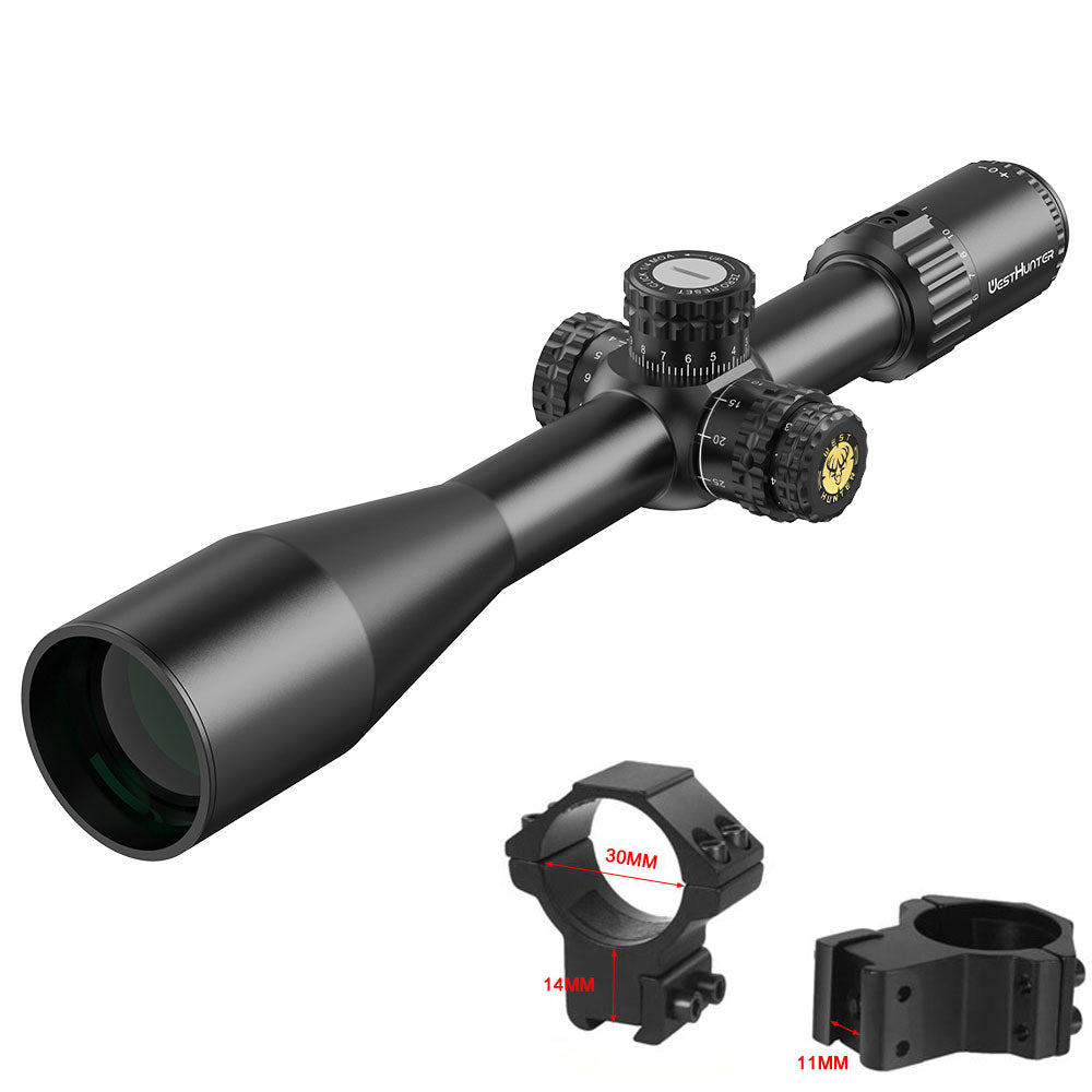 HD Fiber 6-24X50 IR SFP Scope | Fiber Dot Reticle | Second Focal Plane