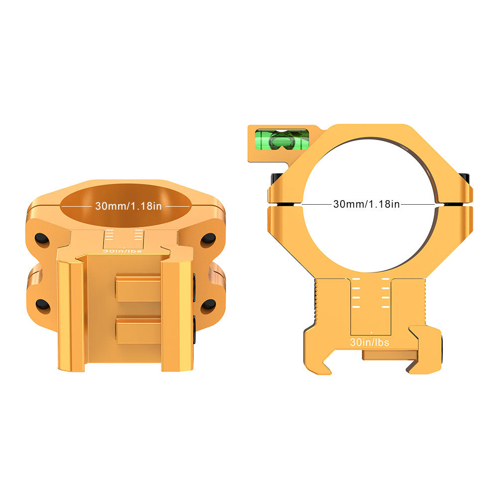 Adjustable MOA And Height Picatinny Rings | WH201M(30MM) WH204(34MM)