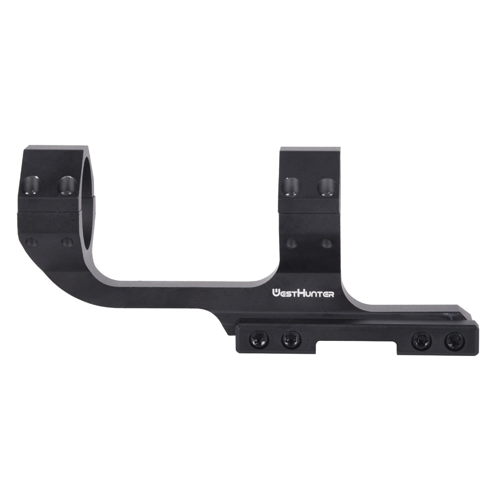Montura de mira telescópica WestHunter de una pieza, anillas tácticas de perfil alto para visor de rifle, rieles Picatinny de 20 mm 