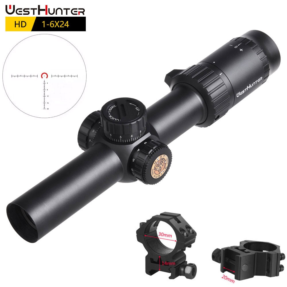 HD 1-6X24 IR SFP Scope | Second Focal Plane