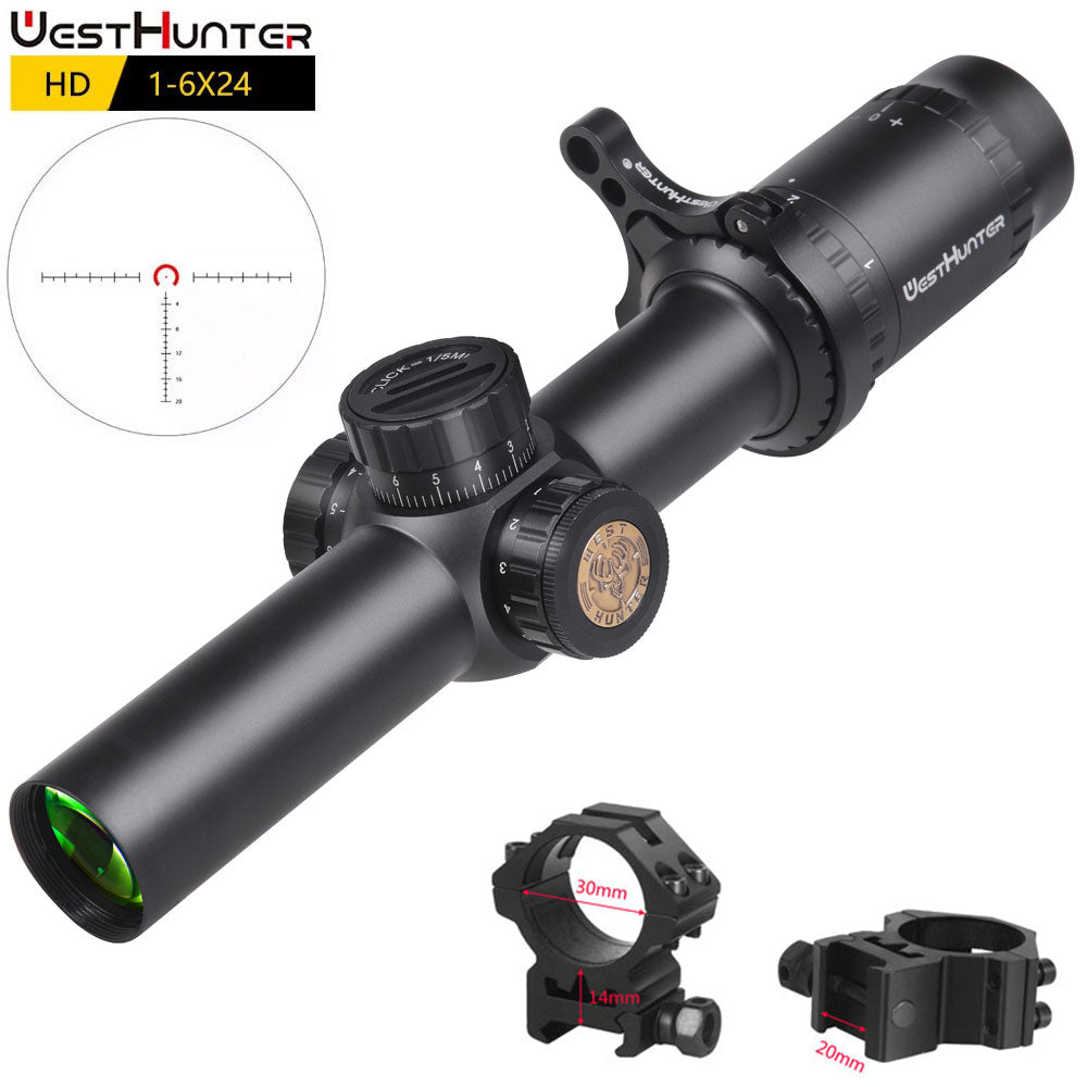 HD 1-6X24 IR SFP Scope | Second Focal Plane