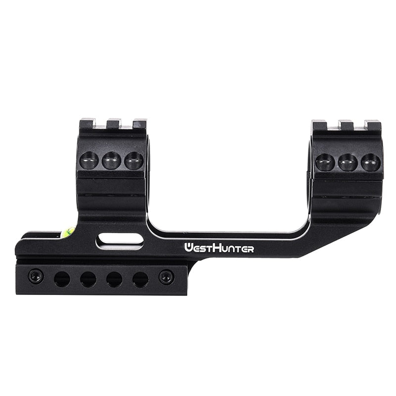 Montura táctica para visor de 1 pulgada (30 mm) con anillos para miras ópticas y monturas cantilever para visor de rifle. Compatible con rieles Picatinny de 11 mm y 20 mm. 