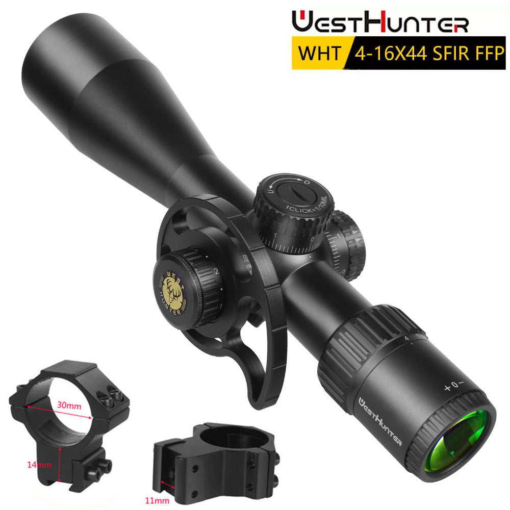 WESTHUNTER WHT 4-16X44 SFIR FFP First Focal Plane Compact Scope