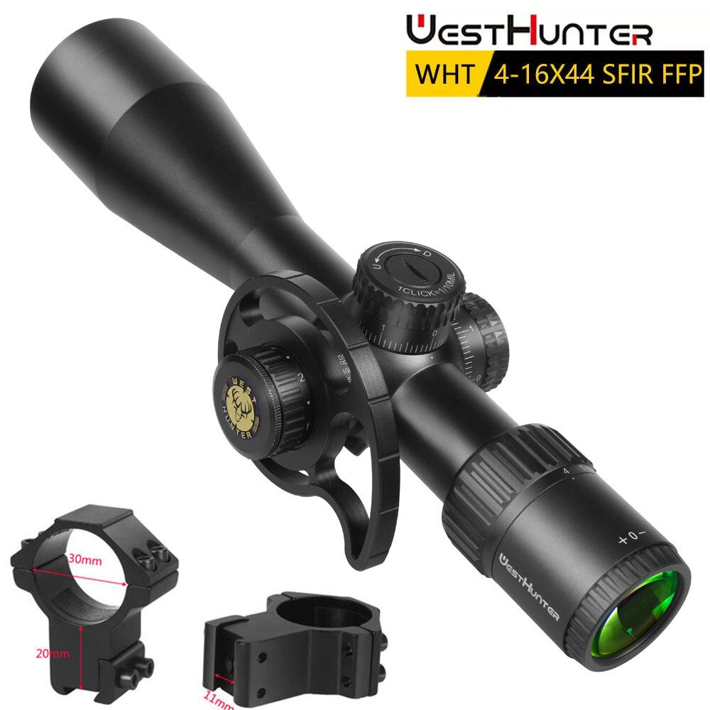 WESTHUNTER WHT 4-16X44 SFIR FFP First Focal Plane Compact Scope