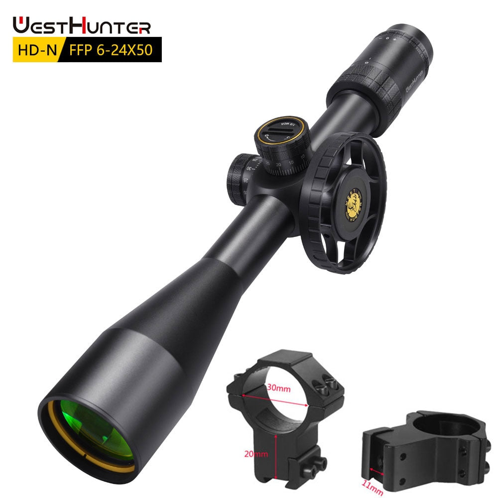 HD-N 6-24x50 FFP Scope | First Focal Plane