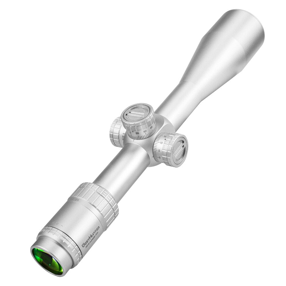 Silver WestHunter HD-N 6-24X50 FFP First Focal Plane Scope